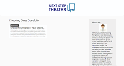 Desktop Screenshot of nextsteptheater.com